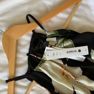 Aqua Flowy Dress - NWT